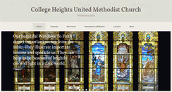 Desktop Screenshot of collegeheightsumc.org